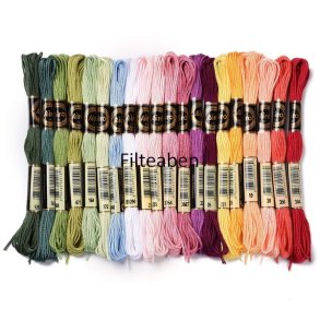 Blandet broderi 20 stk.