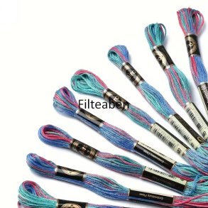 M�rk tivoli meleret broderigarn 8 mtr