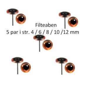 5 par brune i str 4/6/8/10/12 mm