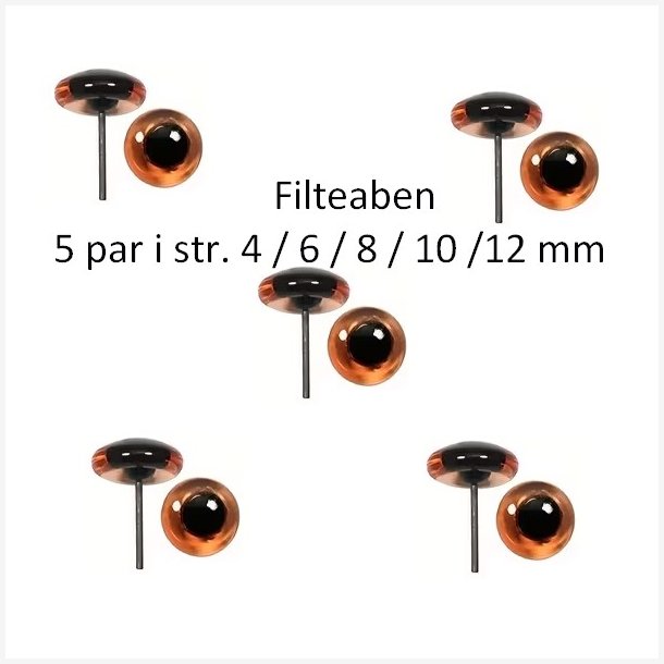 5 par brune i str 4/6/8/10/12 mm