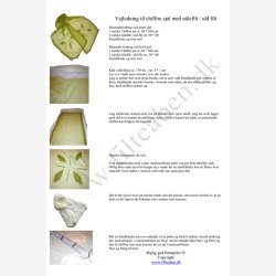 Filteopskrift Chiffon sjal med n�lefilt/uldfilt