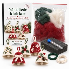 Materialepakke til n�lefiltede klokker