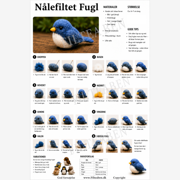 Fugl n�lefilte opskrift