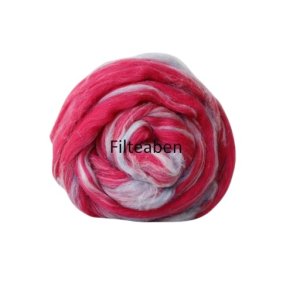 Glitter merinould R�d 50 gr. 19 my