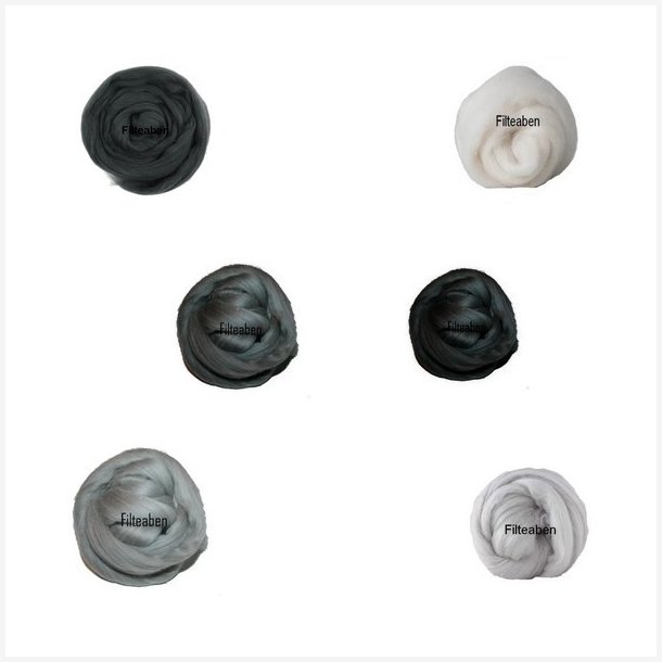 6 * 12,5 gr. Gr� Nuancer Merinould