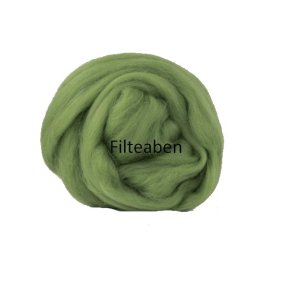 Grn Ensfarvet 70 % Uld / 30 % Silke 25 gr. 