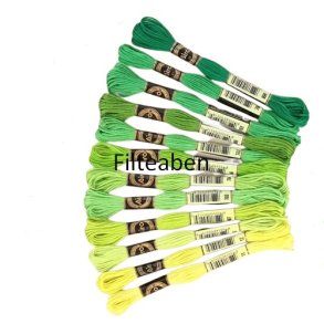 Gr�n broderi 12 stk