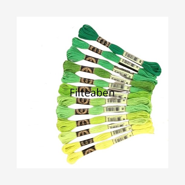 Gr�n broderi 12 stk