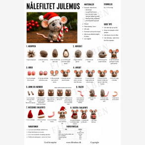 Julemus n�lefiltet opskrift