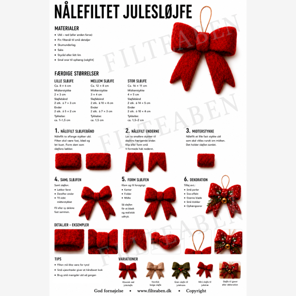 Jule sl�jfe n�lefiltet opskrift