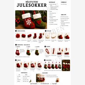  Julesokker 1 n�lefiltet opskrift