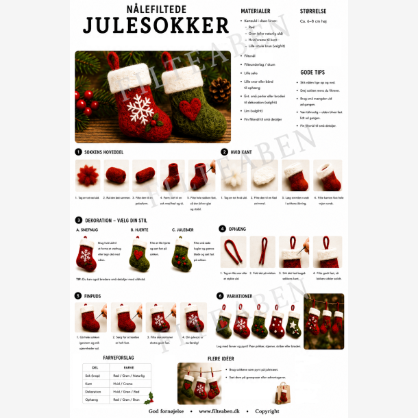  Julesokker 1 n�lefiltet opskrift