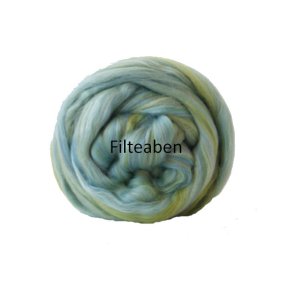 Lemon / Mint Meleret 100 % Uld 50 gr. 