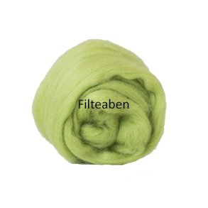 Lemon Ensfarvet 70 % Uld / 30 % Silke 25 gr. 