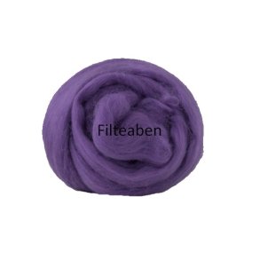 Lilla Ensfarvet 70 % Uld / 30 % Silke 25 gr. 