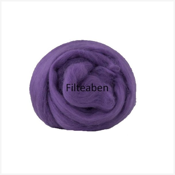 Lilla Ensfarvet 70 % Uld / 30 % Silke 25 gr. 