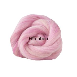 Lys Rd Meleret 100 % Uld 50 gr.