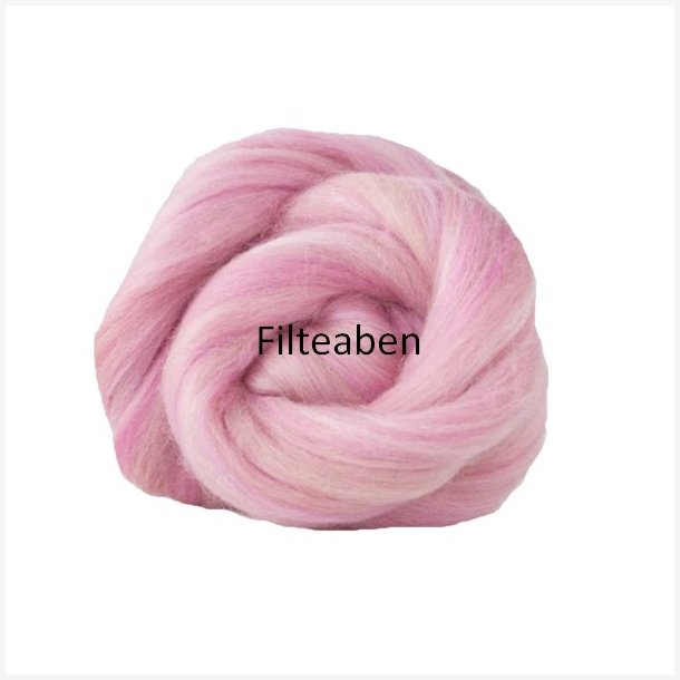 Lys Rd Meleret 100 % Uld 50 gr.