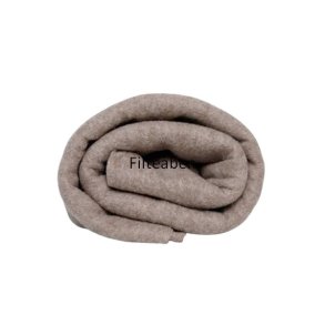 Meleret Brun prefelt str 50 * 50 cm