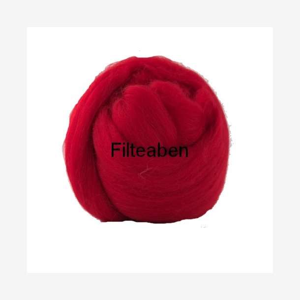 Merinould Mellem Rød 100 gr. 25 my
