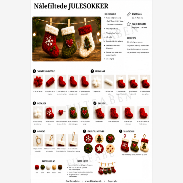 Julesokker 2  n�lefiltet opskrift