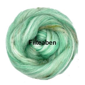 Mint / Grn uld/nylon/viscose 50 gr.