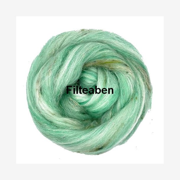 Mint / Grn uld/nylon/viscose 50 gr.