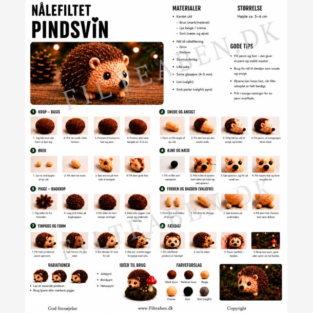 Pindsvin  n�lefilte opskrift