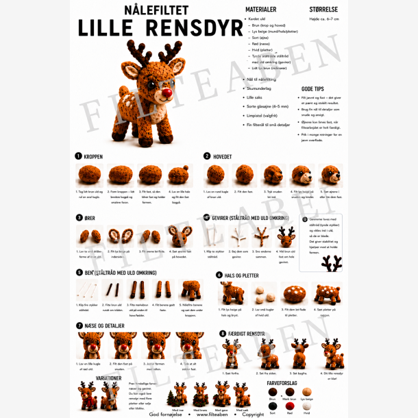 Rensdyr  n�lefiltet opskrift