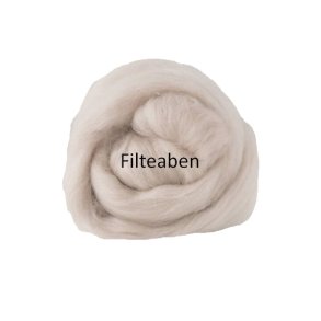 Sand Ensfarvet 70 % Uld / 30 % Silke 25 gr. 