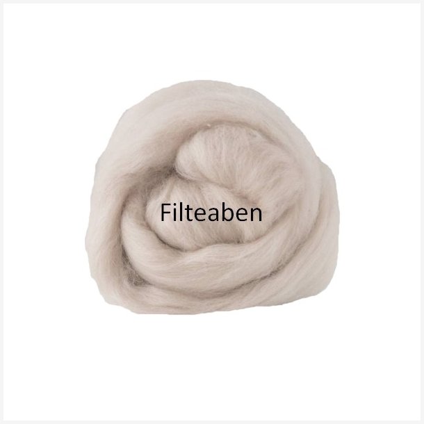 Sand Ensfarvet 70 % Uld / 30 % Silke 25 gr. 