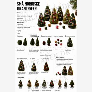Sm� nordiske grantr�er  n�lefiltet opskrift
