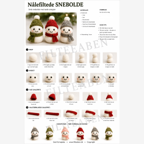 Snebolde n�lefiltet opskrift
