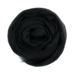 Merinould Sort 100 gr. 25 my