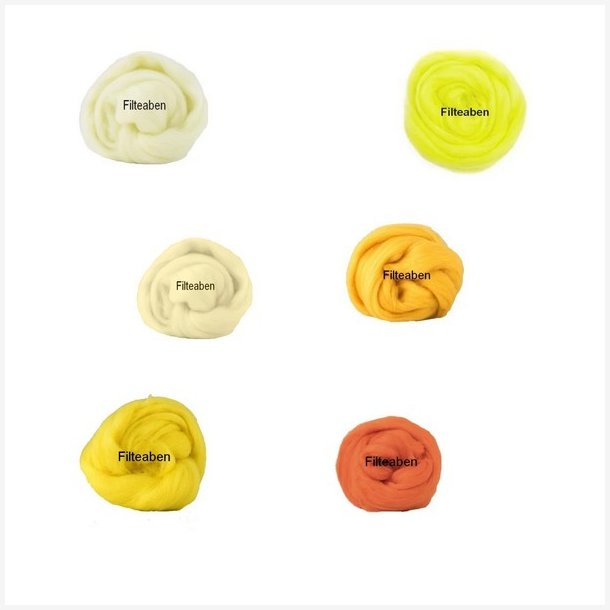 Gule ca. 150 gr. Merinould